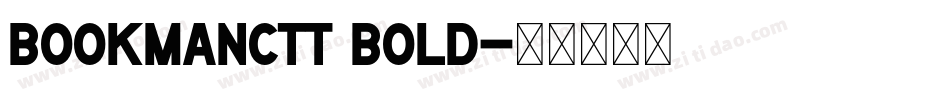 BookmanCTT Bold字体转换